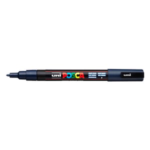 Afbeelding van POSCA PC-3M verfmarker | marineblauw | ronde punt | 0,9 - 1,3 mm
