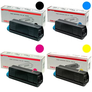 Afbeelding van OKI bundel 4513(g) + 4514(m) + 4515(c) + 4516(bl)