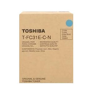 Afbeelding van Toshiba T-FC31EC-N toner cartridge cyaan (origineel)