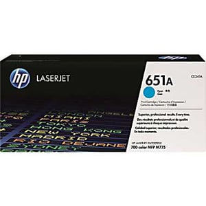 Afbeelding van HP CE341A nr. 651A toner cartridge cyaan (origineel)