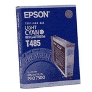 Afbeelding van Epson T485 inktcartridge licht cyaan (origineel)