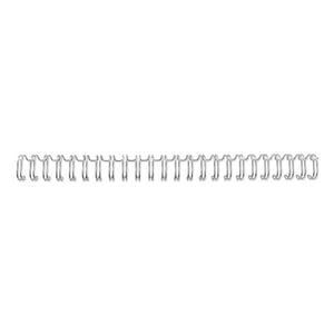 Afbeelding van GBC 4400028 draadrug | A5 | metaal | zilver | tot 70 vel | 100 stuks