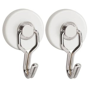 Afbeelding van Maul haakmagneten | Carrousel | wit | 2 stuks