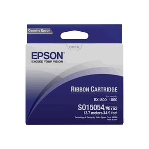 Afbeelding van Epson S015054 #8763 inktlint zwart (origineel)