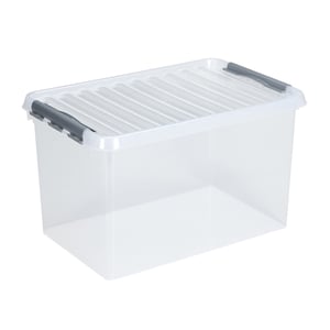 Afbeelding van Sunware Q-line opbergdoos | transparant | 62 liter