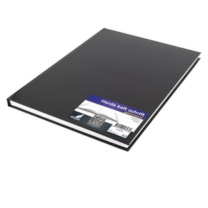 Afbeelding van Kangaro gebonden boek K-5520 | A4 | gelinieerd | zwart | 80 vel