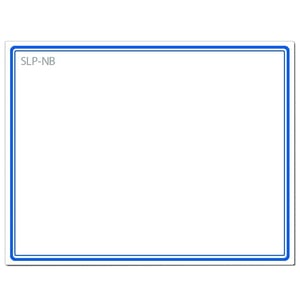 Afbeelding van Seiko SLP-NB naamkaartjes blauw | 54 x 70mm | 160 etiketten