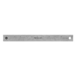 Afbeelding van Westcott liniaal | staal | niet flexibel | 30 cm