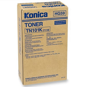 Afbeelding van Konica Minolta TN-101K (8937-732) toner cartridge zwart 2 stuks (origineel)