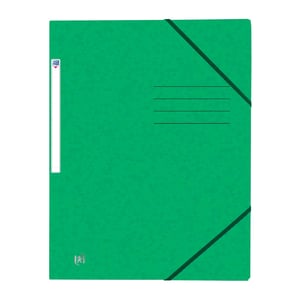 Afbeelding van Oxford 400116306 Top File+ elastomap | A4 | karton | groen | 200 vel