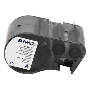 Afbeelding van Brady M5-122-461 gelamineerde polyester labels zwart op wit | 28,58 mm x 12,70 mm (origineel)