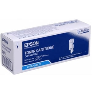 Afbeelding van Epson S050671 toner cartridge cyaan (origineel)
