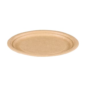 Afbeelding van Depa wegwerpbord | kraftkarton | bruin | 18 cm | 100 stuks