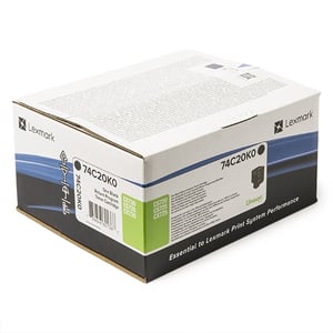 Afbeelding van Lexmark 74C20K0 toner cartridge zwart (origineel)