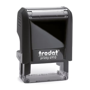 Afbeelding van Trodat Printy 4910 stempel personaliseerbaar | tekststempel | zwart