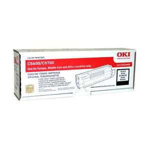 Afbeelding van OKI 43324408 toner cartridge zwart (origineel)