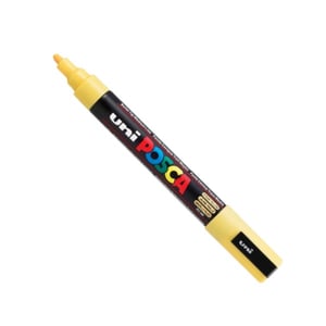 Afbeelding van POSCA PC-5M verfmarker | strogeel | ronde punt | 1,8 - 2,5 mm