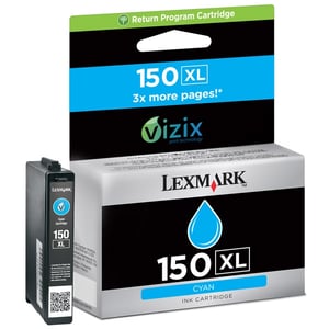 Afbeelding van Lexmark 14N1615E nr. 150XL inktcartridge cyaan hoge capaciteit (origineel)