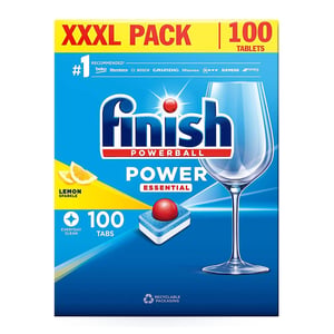 Afbeelding van Finish Power All-in-1 Essential vaatwastabletten | Lemon | 100 stuks