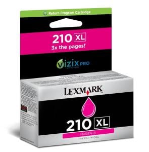 Afbeelding van Lexmark 14L0176E nr. 210XL inktcartridge magenta hoge capaciteit (origineel)