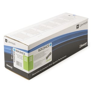 Afbeelding van Lexmark 82K2HC0 toner cartridge cyaan hoge capaciteit (origineel)
