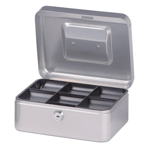 Afbeelding van Maul 5610295 stalen geldkist | metaal | zilver | met slot