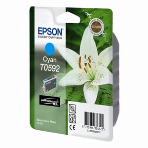 Afbeelding van Epson T0592 inktcartridge cyaan (origineel)