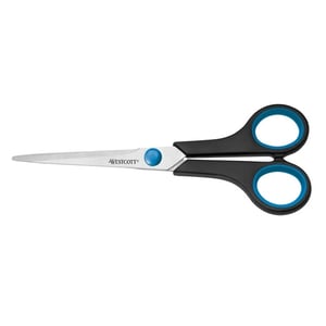 Afbeelding van Westcott schaar easy grip | kantoorschaar | zwart | softgrip