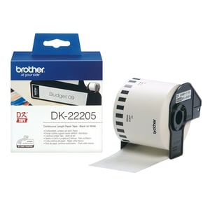 Afbeelding van Brother DK-22205 continue papiertape 62mm x 30,48m (origineel)