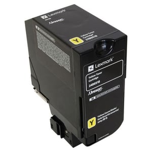 Afbeelding van Lexmark 24B6518 toner cartridge geel (origineel)