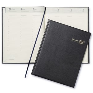 Afbeelding van Brepols Concorde Lima weekagenda | met uurindeling | 6-talig | zwart | 2023