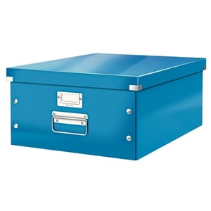 Afbeelding van Leitz 6045 WOW opbergdoos | blauw metallic | groot