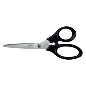 Afbeelding van Leitz 54240095 schaar | RVS | zwart | 185 mm