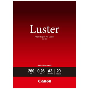 Afbeelding van Canon LU-101 luster fotopapier | glanzend | A3 | 260 gr. | 20 vel