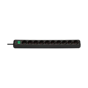 Afbeelding van Brennenstuhl 1159300010 Eco-Line stekkerdoos | 10 stopcontacten | met schakelaar | 3 meter | zwart