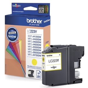Afbeelding van Brother LC-223Y inktcartridge geel (origineel)