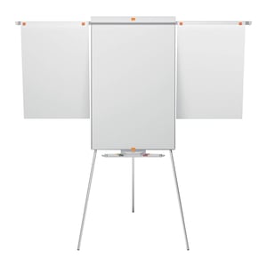 Afbeelding van Nobo Classic Nano clean flipover | gelakt staal | magnetisch | wit