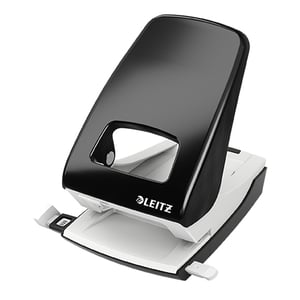 Afbeelding van Leitz 51380095 NeXXt perforator | metaal | zwart | 2-gaats | tot 40 vel