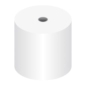 Afbeelding van Kangaro telmachinerol K-6011 | wit | 57 x 70 x 12mm | 5 rollen
