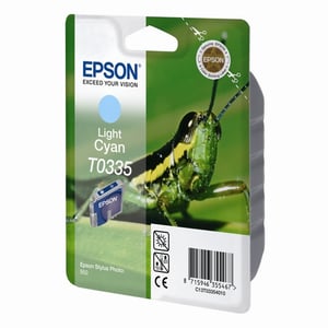 Afbeelding van Epson T0335 inktcartridge licht cyaan (origineel)