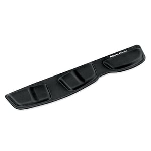 Afbeelding van Fellowes 9182801 Health-V Fabrik toetsenbord polssteun | PU-schuim | zwart