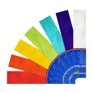 Afbeelding van Folia crêpepapier regenboog set | 250 x 50 cm | 7 kleuren