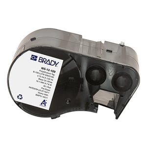 Afbeelding van Brady M5-12-109 polyethyleen tags zwart op wit | 76,20 mm x 19,05 mm (origineel)