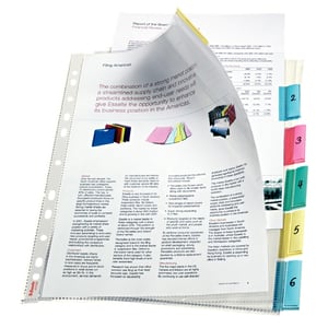 Afbeelding van Esselte premium index showtas | 6 tabs