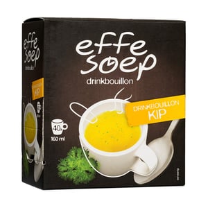 Afbeelding van Effe Soep drinkbouillon Kip | 40 stuks