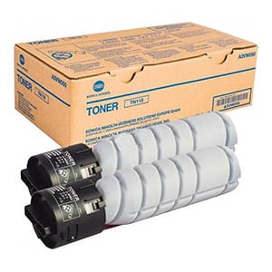 Afbeelding van Konica-Minolta TN-118 (A3VW050) toner cartridge zwart 2 stuks (origineel)