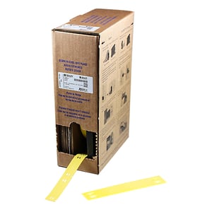 Afbeelding van Brady BM-10x60-7643-YL polyurethaan tags geel | 10 mm x 60 mm (origineel)