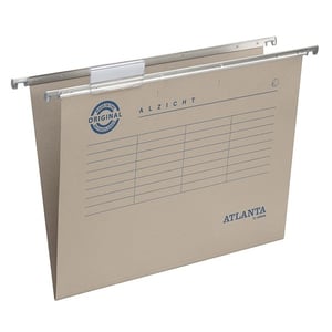 Afbeelding van Atlanta Alzicht verticale hangmap | A4 | v-bodem | grijs | 25 stuks