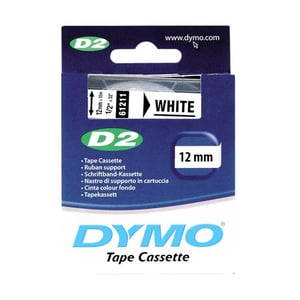 Afbeelding van DYMO S0721090 / 61211 tape wit 12mm (origineel)