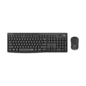 Afbeelding van Logitech MK295 toetsenbord en muis | draadloos | QWERTY | USB | grijs
